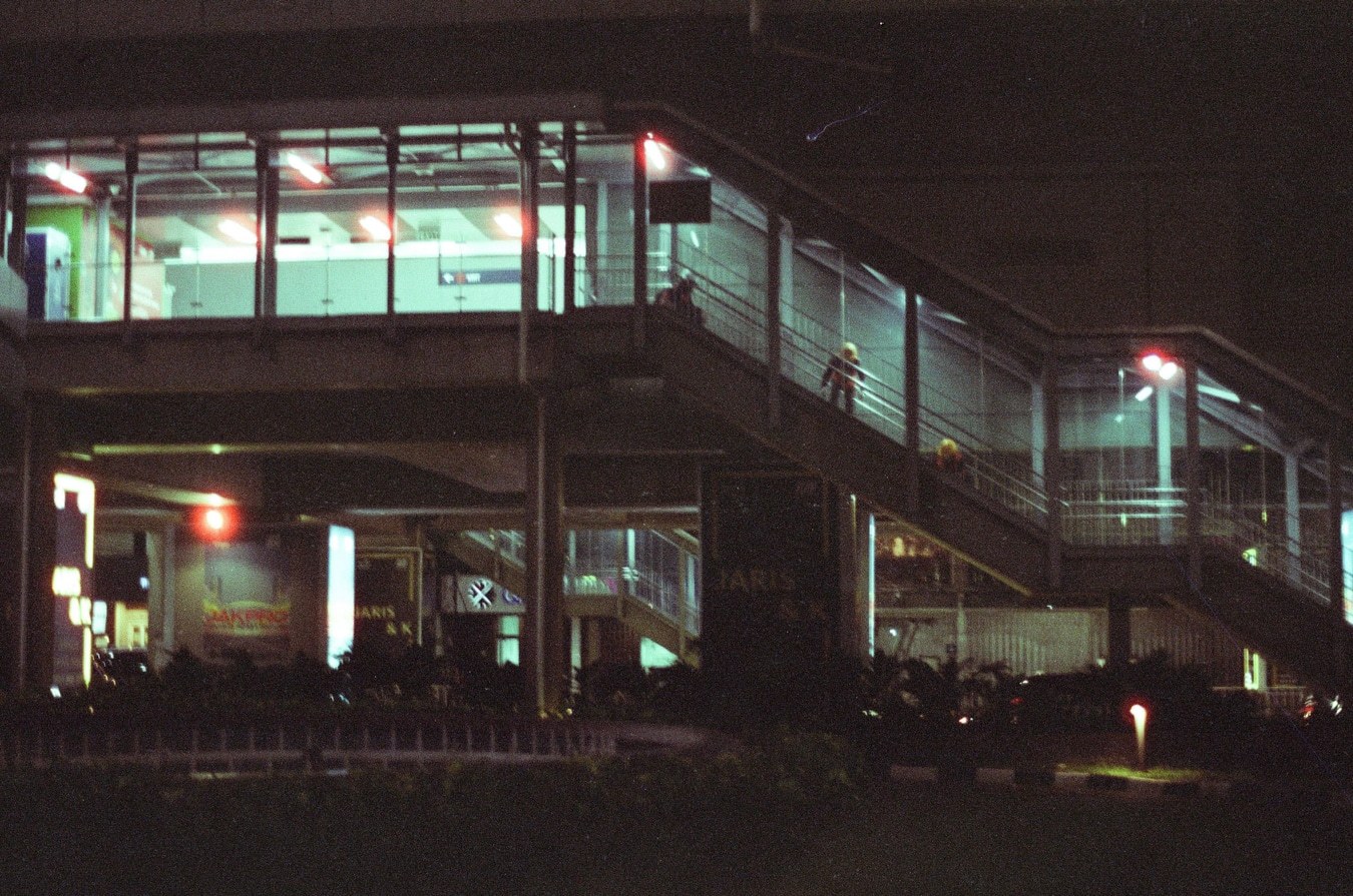 Night Shift at Blok M MRT Station. Shot with Olympus OM-1, Olympus Zuiko 50mm f/1.8, Cartenz 200 film