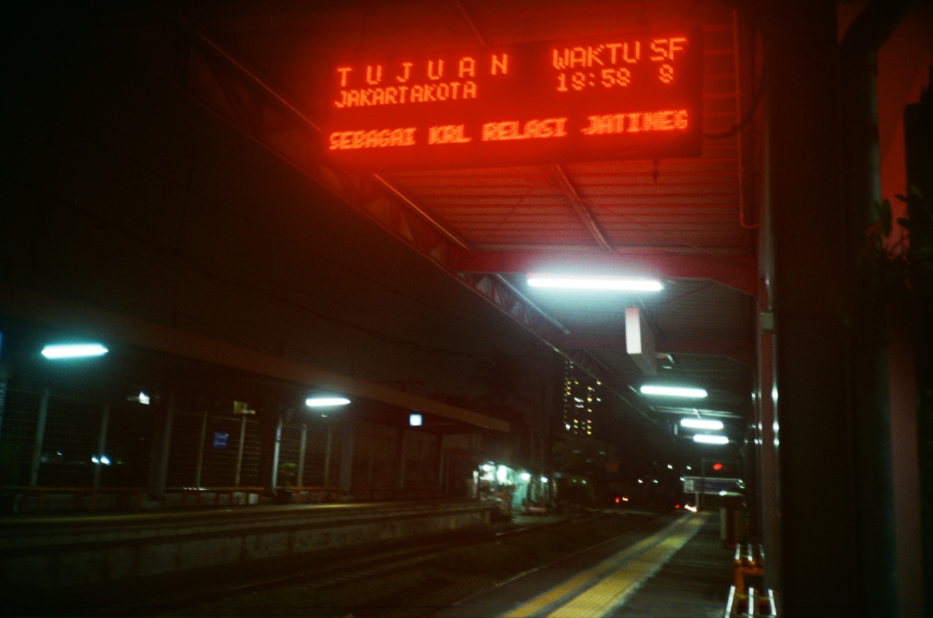 Night Departure to Jakarta Kota Station