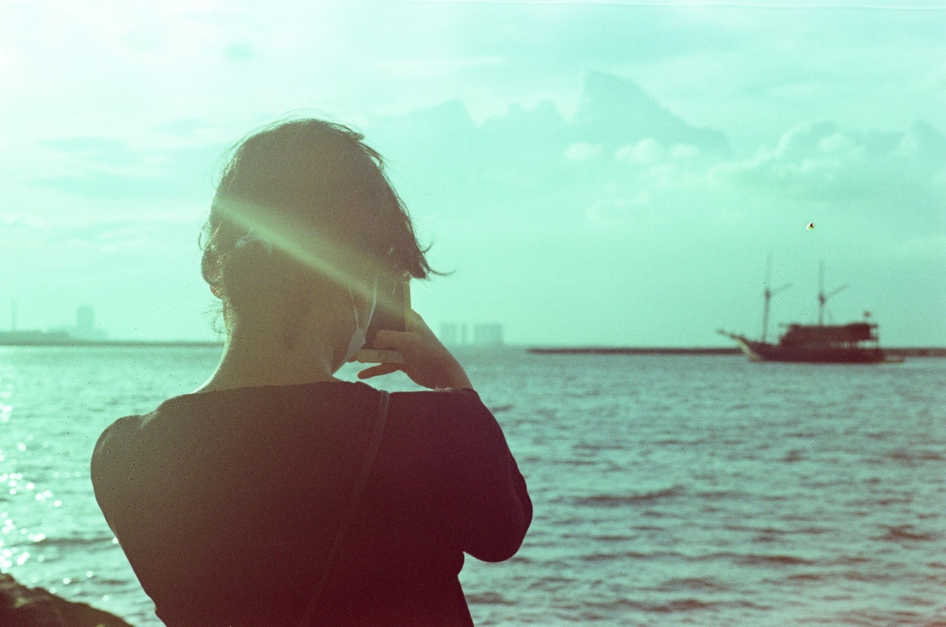 Sunset by the Sea at Ancol, Jakarta